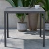 Flash Furniture Black Patio Table with Poly Resin Slatted Top SB-A268T-BK-GG